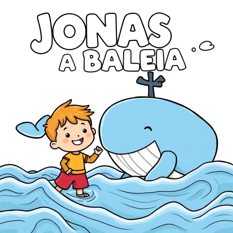 Capa do livro Jonas e a Baleia